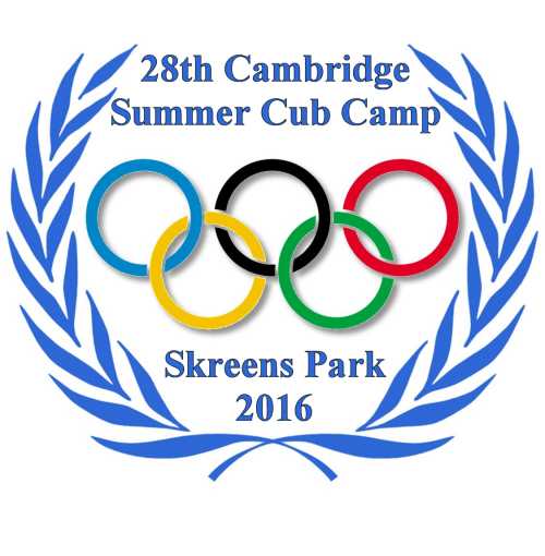 Camp badge for Summer Camp 2016 at Skreens Park